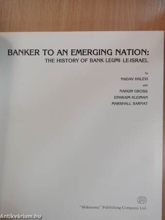 Banker to an Emerging Nation