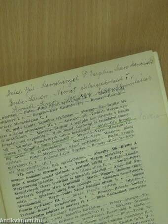 A Mezőkövesdi Királyi Katolikus Szent László Gimnázium (VII-VIII. Oszt. Reálgimnázium) értesítője az 1940-41. iskolai évről