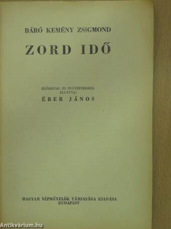 Zord idő