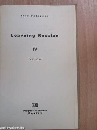 Learning Russian IV.