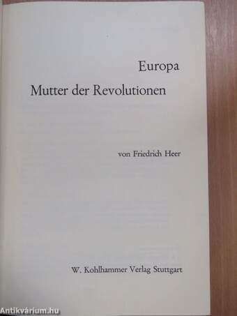 Europa Mutter der Revolutionen