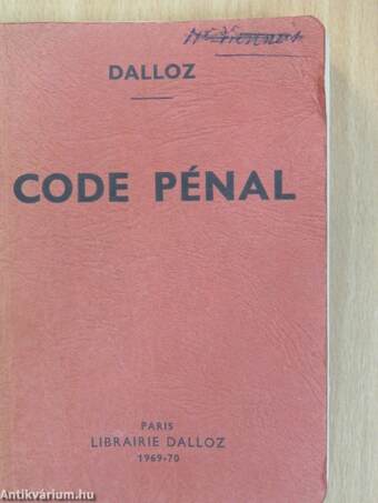 Code Pénal