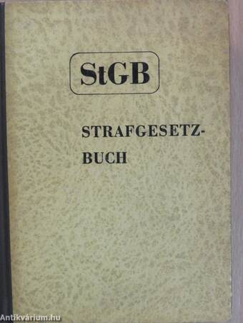 Strafgesetzbuch und andere Strafgesetze