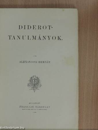 Diderot-tanulmányok