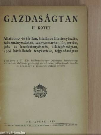 Gazdaságtan I-II.