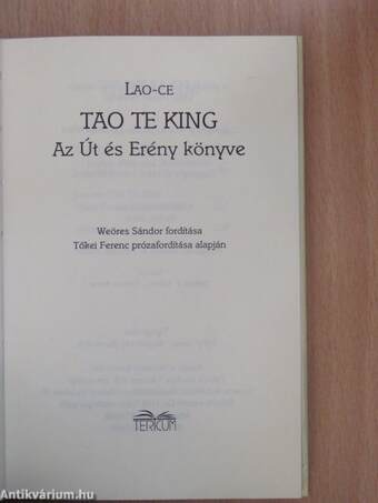 Tao Te King