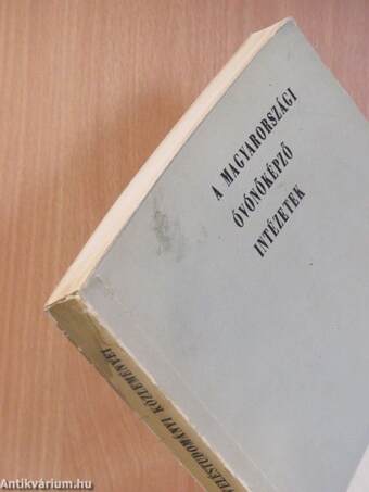 A Magyarországi Óvónőképző Intézetek Neveléstudományi Közleményei 1968. VI.