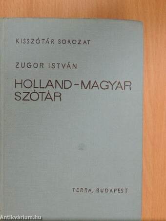 Holland-magyar szótár 