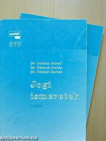 Jogi ismeretek I-II.