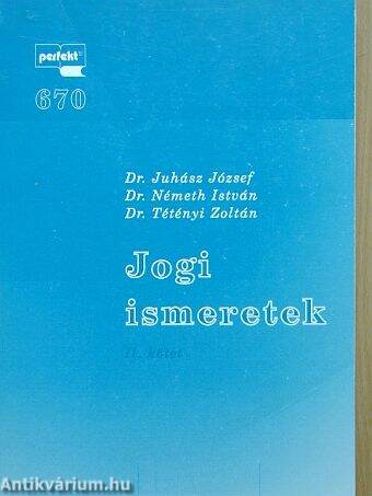 Jogi ismeretek I-II.