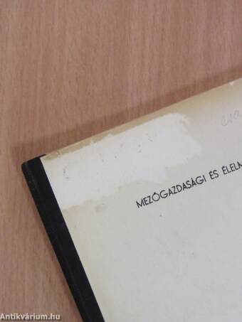 A FAO becslései a gabonafélék, zsírok, olajok, cukor és dohány világpiaci helyzetének 1975-ben és 1985-ben várható alakulására nézve