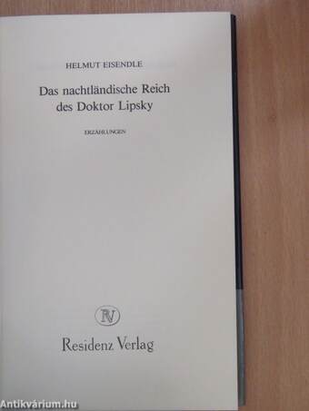 Das nachtländische Reich des Doktor Lipsky