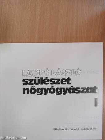 Szülészet-nőgyógyászat 1-3.