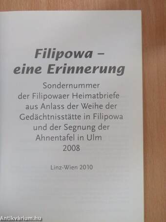 Filipowa - eine Erinnerung