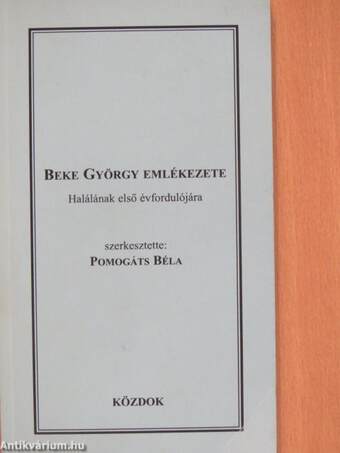 Beke György emlékezete