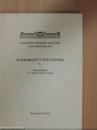 Alkalmazott statisztika I.