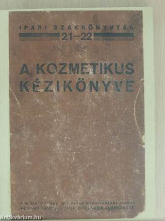 A kozmetikus kézikönyve