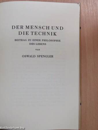 Der Mensch und die Technik