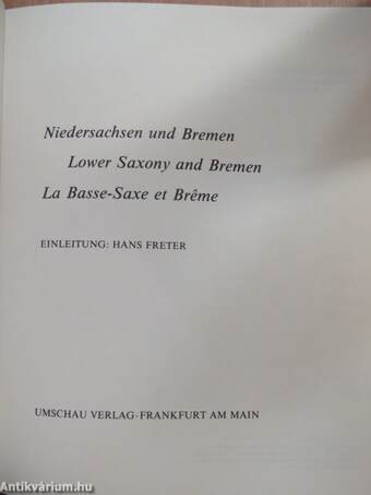 Niedersachsen und Bremen/Lower Saxony and Bremen/La Basse-Saxe et Breme