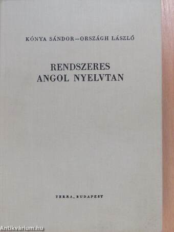 Rendszeres angol nyelvtan