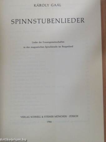 Spinnstubenlieder