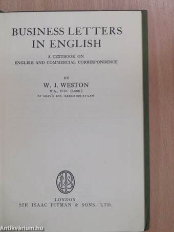 Business Letters in English