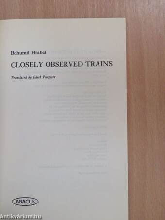 Closely Observed Trains