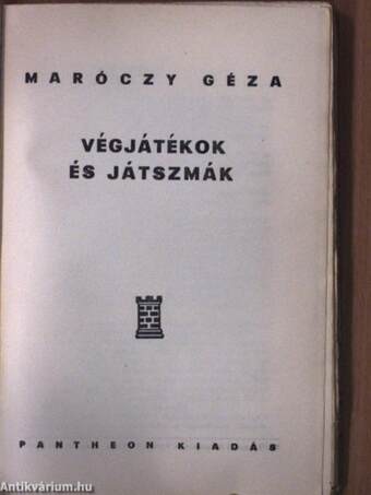 A modern sakk vezérkönyve/A haladó sakkozó vezérkönyve/Végjátékok és játszmák