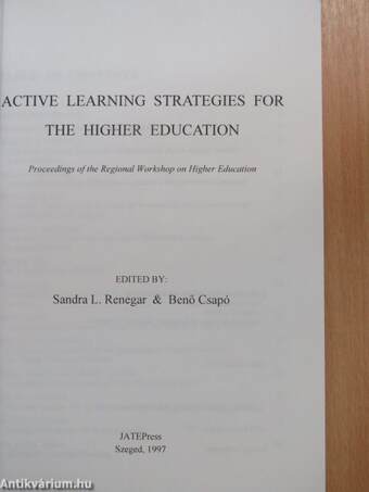 Active Learning Strategies for the Higher Education