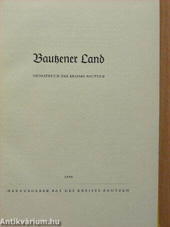 Heimatbuch Bautzener Land