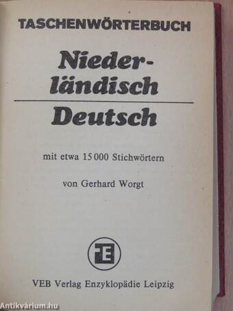 Taschenwörterbuch Niederländisch-Deutsch