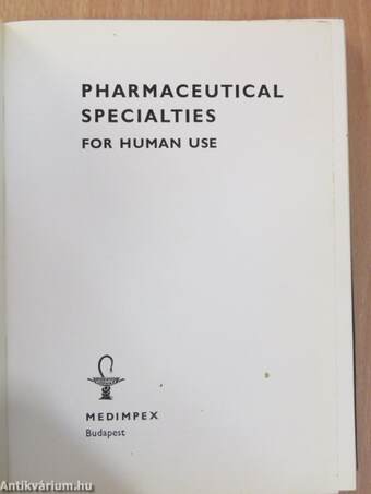 Pharmaceutical Specialities for Human Use