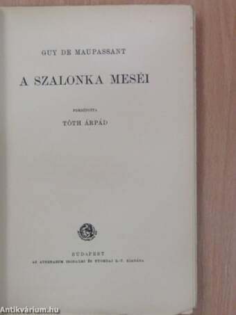 A szalonka meséi