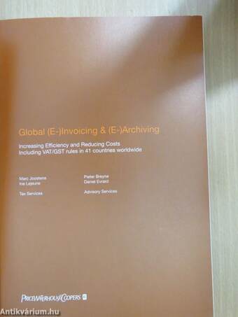 Global (E-)Invoicing & (E-)Archiving