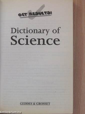 Dictionary of Science