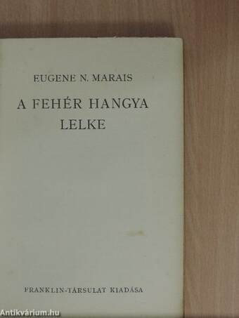 A fehér hangya lelke