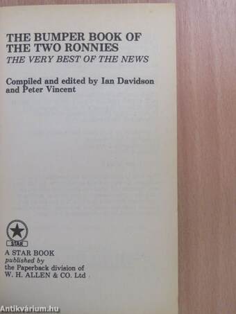 The Bumper Book of the Two Ronnies