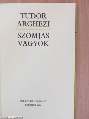 Szomjas vagyok