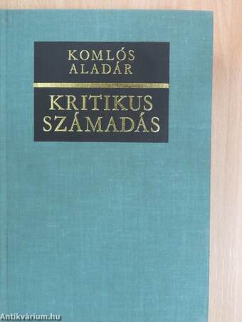 Kritikus számadás