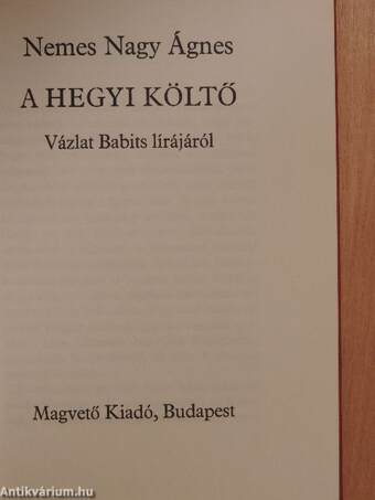 A hegyi költő