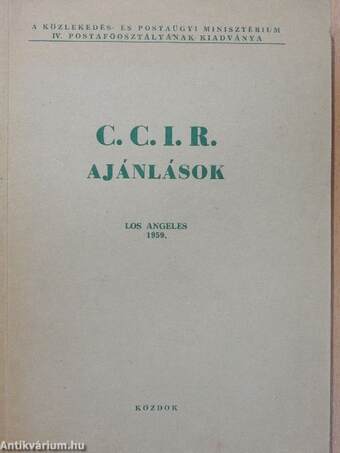 C.C.I.R. ajánlások