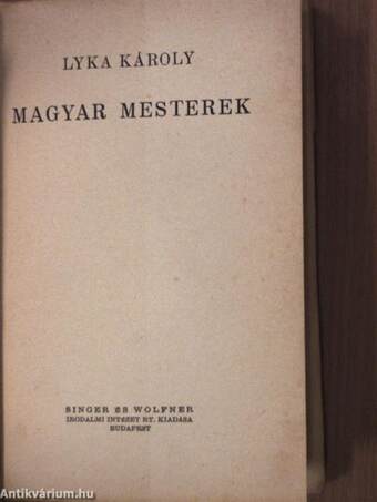 Magyar mesterek