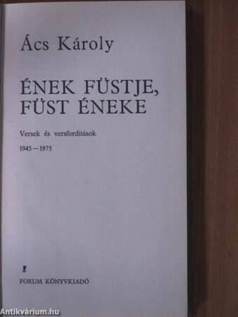 Ének füstje, füst éneke