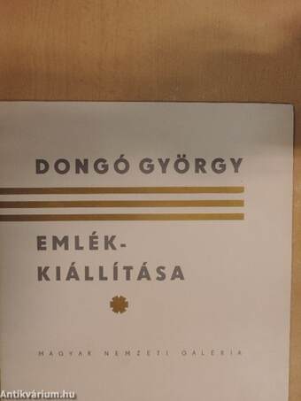 Dongó György emlékkiállítása