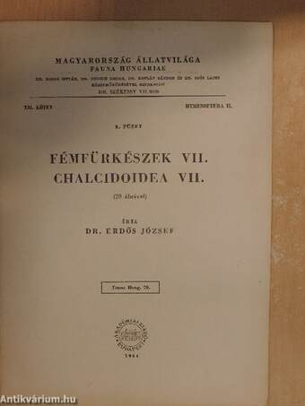 Fémfürkészek VII.