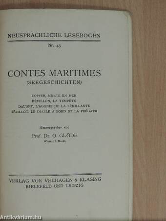 Contes maritimes