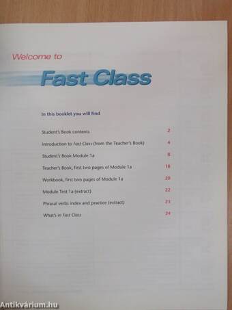 Fast Class - Student's Book - Sample pages