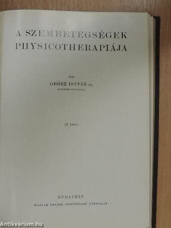 Elektrokardiographia/A szembetegségek physicotherapiája/Az állkapocssérülések gyógyítása