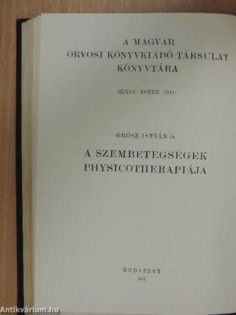 Elektrokardiographia/A szembetegségek physicotherapiája/Az állkapocssérülések gyógyítása