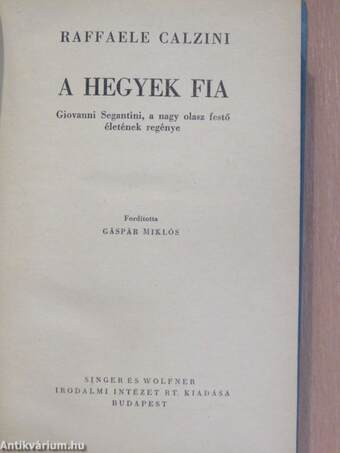 A hegyek fia